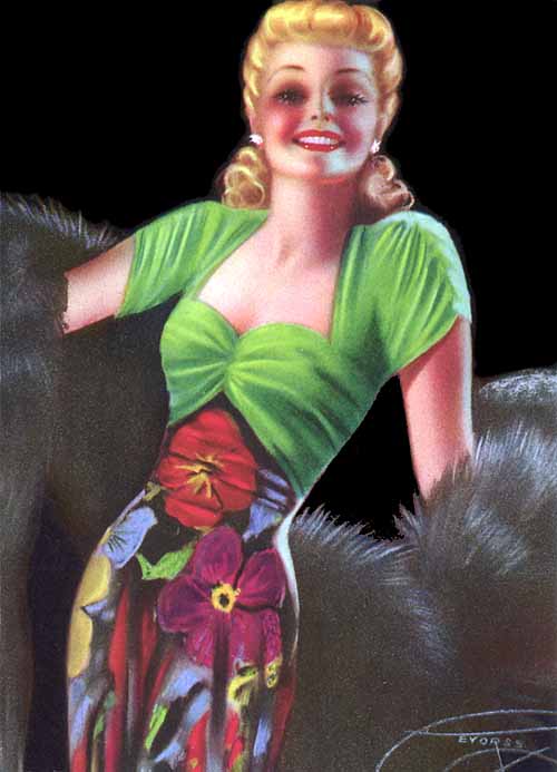classic pin up posters. Billy De Vorss pin-up girl